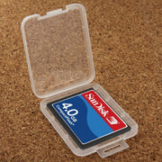 Scatola per scheda di memoria in plastica trasparente da 100 pezzi per scheda Compact Flash/scheda CF, CF Card