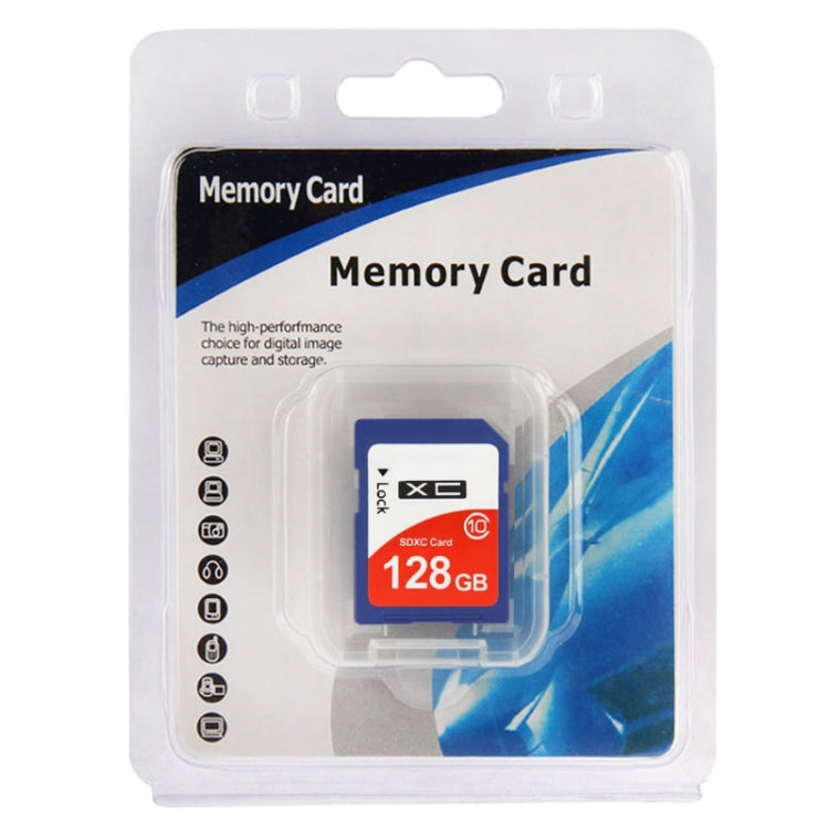 Scheda di memoria per fotocamera SDHC ad alta velocità classe 10 da 128 GB (capacità reale al 100%), 128GB