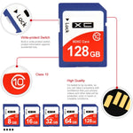 Scheda di memoria per fotocamera SDHC ad alta velocità classe 10 da 64 GB (capacità reale al 100%), 64GB