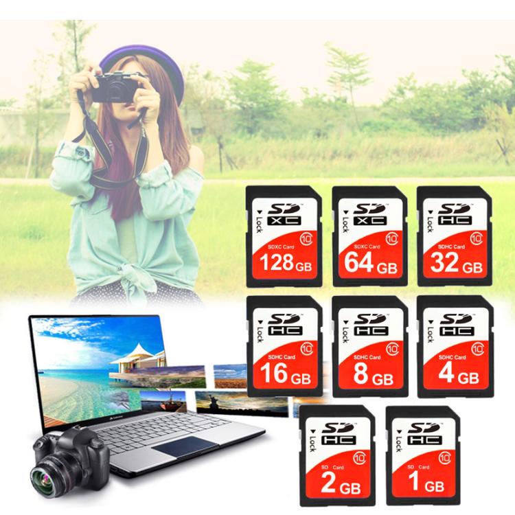 Scheda di memoria per fotocamera SDHC ad alta velocità classe 10 da 4 GB (capacità reale al 100%), 4GB