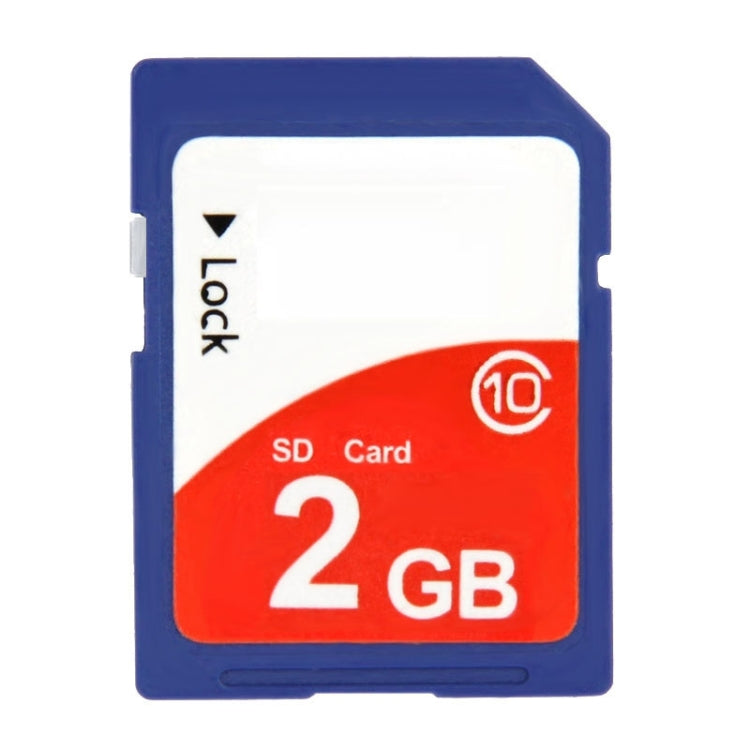 Scheda di memoria per fotocamera SDHC ad alta velocità classe 10 da 2 GB (capacità reale al 100%), 2GB