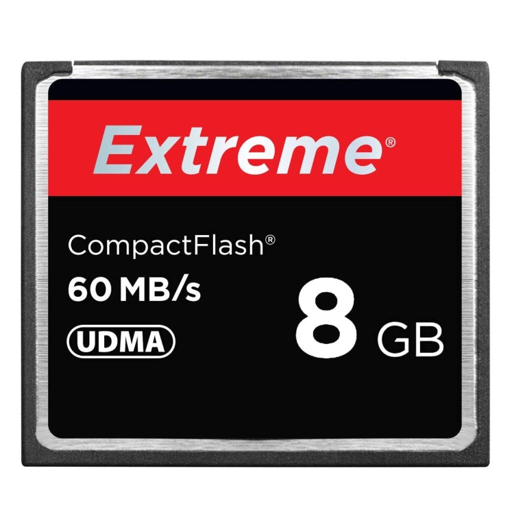 Scheda Compact Flash Extreme da 8 GB, velocità di lettura 400X, fino a 60 MB/S (capacità reale al 100%), 8GB