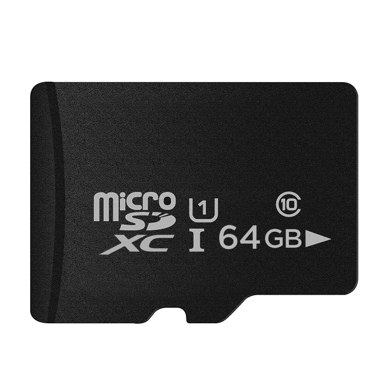 Scheda di memoria Micro SD (TF) classe 10 ad alta velocità da 64 GB di Taiwan, scrittura: 8 MB/s, lettura: 12 MB/s (capacità reale al 100%), 64GB Naked Card