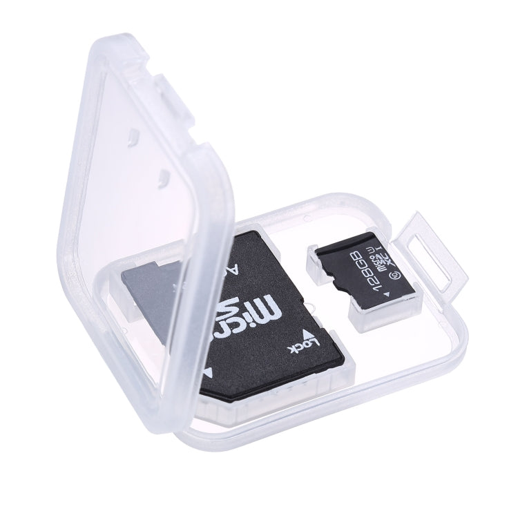 Scheda di memoria Micro SD (TF) classe 10 ad alta velocità da 128 GB di Taiwan, scrittura: 8 MB/s, lettura: 12 MB/s (capacità reale al 100%), 128GB Naked Card