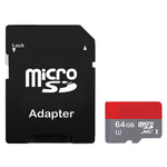 Scheda di memoria ad alta velocità Classe 10 TF/Micro SDHC UHS-1(U1) da 64 GB, scrittura: 15 MB/s, lettura: 30 MB/s (capacità reale al 100%), 64GB