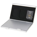 2x custodia protettiva per scheda di memoria 3 in 1 per scheda SD, dimensioni: 93 mm (lunghezza) x 62 mm (larghezza) x 10 mm (altezza)