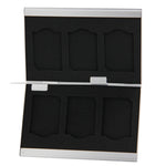 2x custodia protettiva per scheda di memoria 3 in 1 per scheda SD, dimensioni: 93 mm (lunghezza) x 62 mm (larghezza) x 10 mm (altezza)