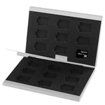 Custodia protettiva per scheda di memoria 2x 9 in 1 per scheda TF, dimensioni: 93 mm (lunghezza) x 62 mm (larghezza) x 10 mm