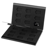 Custodia protettiva per scheda di memoria 2x 9 in 1 per scheda TF, dimensioni: 93 mm (lunghezza) x 62 mm (larghezza) x 10 mm