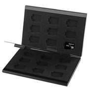 Custodia protettiva per scheda di memoria 2x 9 in 1 per scheda TF, dimensioni: 93 mm (lunghezza) x 62 mm (larghezza) x 10 mm