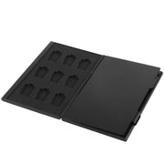 Custodia protettiva per scheda di memoria 2x 9 in 1 per scheda TF, dimensioni: 93 mm (lunghezza) x 62 mm (larghezza) x 10 mm