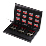Custodia protettiva in lega di alluminio per scheda di memoria 15 in 1 per 3 schede SD + 12 TF, 3 SD + 12 TF Black, 3 SD + 12 TF Silver