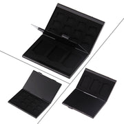 Custodia protettiva in lega di alluminio per scheda di memoria 15 in 1 per 3 schede SD + 12 TF, 3 SD + 12 TF Black, 3 SD + 12 TF Silver
