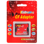 Adattatore per scheda di memoria Compact Flash da Micro SD a CF a 2 socket, 2-Socket