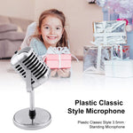 Microfono da terra in plastica con jack 3,5 mm