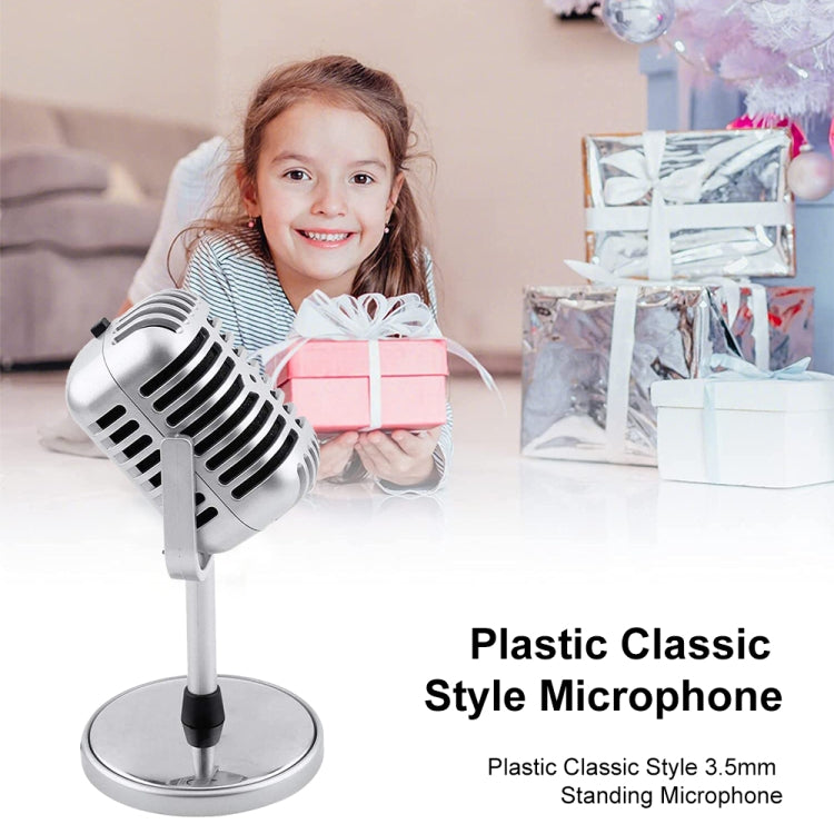 Microfono da terra in plastica con jack 3,5 mm