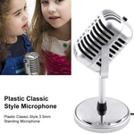 Microfono da terra in plastica con jack 3,5 mm