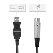 Cavo microfono USB 3,5 m con ingresso digitale