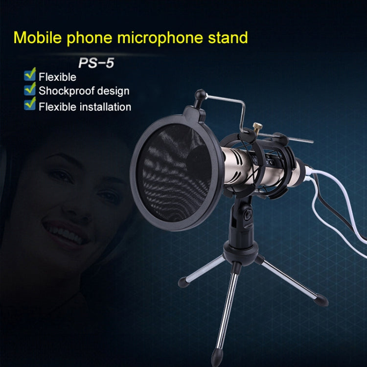 Supporto microfono con cappuccio per smartphone e PS-5