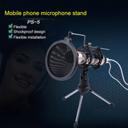 Supporto microfono con cappuccio per smartphone e PS-5