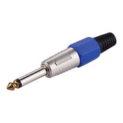 Adattatore connettore TRS maschio 6,35 mm per microfono
