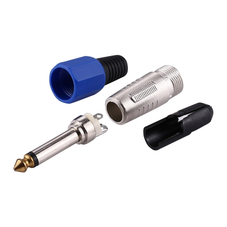 Adattatore connettore TRS maschio 6,35 mm per microfono