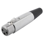 Adattatore connettore microfono XLR femmina 3 pin