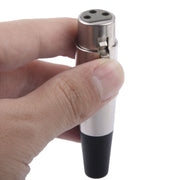 Adattatore connettore microfono XLR femmina 3 pin