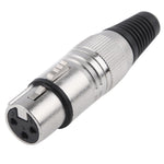 Adattatore connettore microfono XLR femmina 3 pin