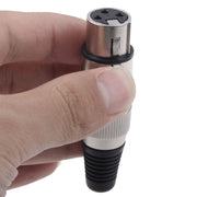 Adattatore connettore microfono XLR femmina 3 pin