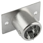 Connettore XLR maschio 3 pin con bloccaggio metallico