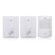 Rilevatore di allarme campanello wireless con sensori a infrarossi da 2 a 1 PIR per casa/ufficio, PIR Infrared Sensors