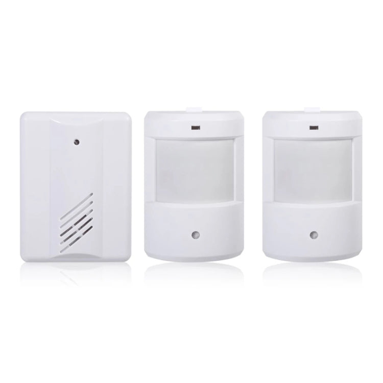 Rilevatore di allarme campanello senza fili con sensori a infrarossi da 1 a 2 PIR per casa/ufficio, Doorbell Alarm Detector