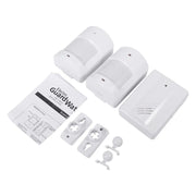 Rilevatore di allarme campanello senza fili con sensori a infrarossi da 1 a 2 PIR per casa/ufficio, Doorbell Alarm Detector