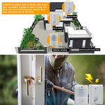Rilevatore allarme campanello wireless con sensori PIR