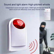 Sirena da esterno con torcia rossa, può essere utilizzata come batteria di riserva da 1,2 A 12 V, PA-100, PA-100 Red