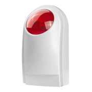 Sirena da esterno con torcia rossa, può essere utilizzata come batteria di riserva da 1,2 A 12 V, PA-100, PA-100 Red