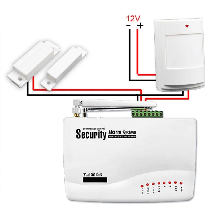 Allarme rilevatore a infrarossi con sensore di movimento PIR grandangolare a infrarossi passivi cablato PA-476, PA-476 Wired Infrared Detector