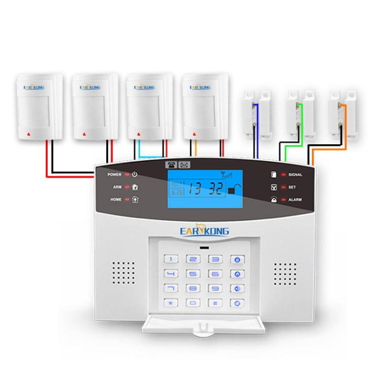 Allarme rilevatore a infrarossi con sensore di movimento PIR grandangolare a infrarossi passivi cablato PA-476, PA-476 Wired Infrared Detector