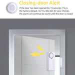 Allarme di sicurezza anti-ingresso con sensore magnetico per porta con codice segreto (KK-1255)