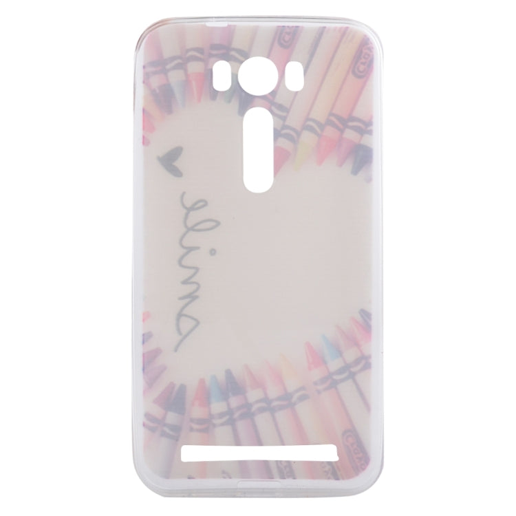 Custodia protettiva in TPU morbido con motivo floreale ultrasottile per Asus Zenfone 2 Laser / ZE500KL 5.0 pollici, For Zenfone 2 Laser ZE500KL