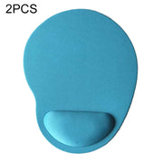 Tappetino per mouse con poggiapolsi in gel in tessuto da 2 pezzi, Cloth Gel, Foot shape, Foot shape Cloth Gel