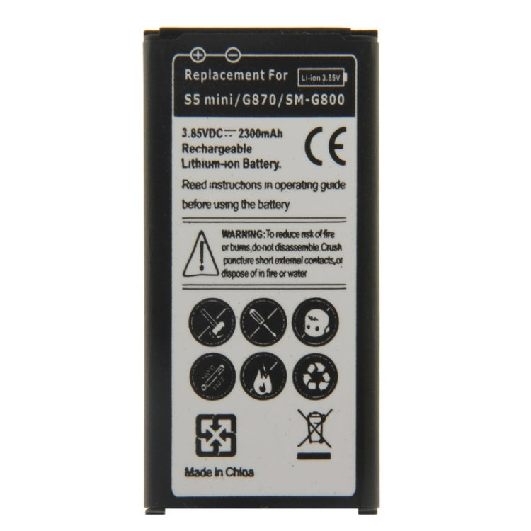 Rechargeable Lithium-ion Battery for Galaxy S5 mini, Neutral 2300mah