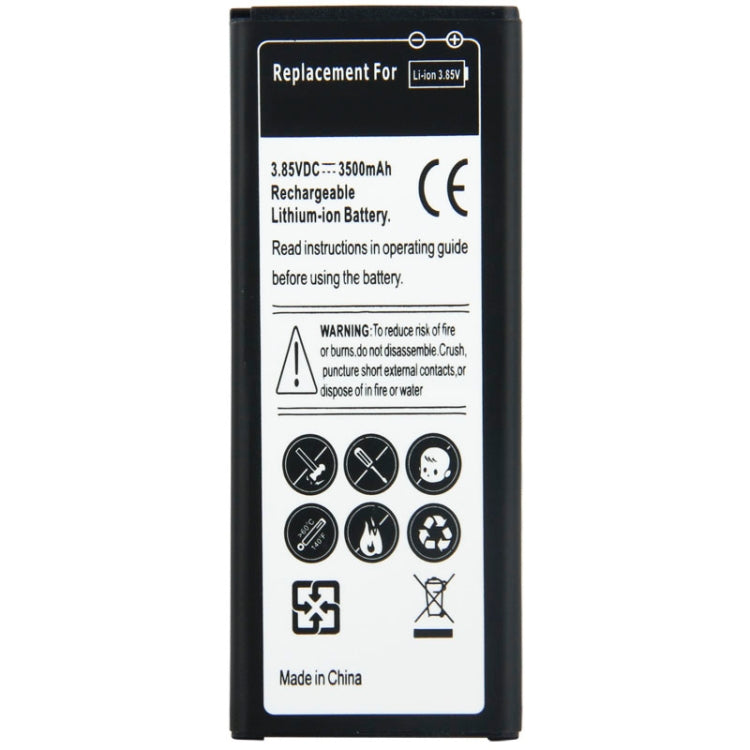 Batteria ricaricabile agli ioni di litio per Galaxy Note 4 / N9100, Neutral 3500mAh