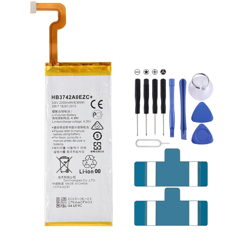 iPartsBuy HB3742A0EZC+ Batteria ricaricabile ai polimeri di litio di alta qualità da 2200 mAh per Huawei P8 Lite, For Huawei P8 Lite