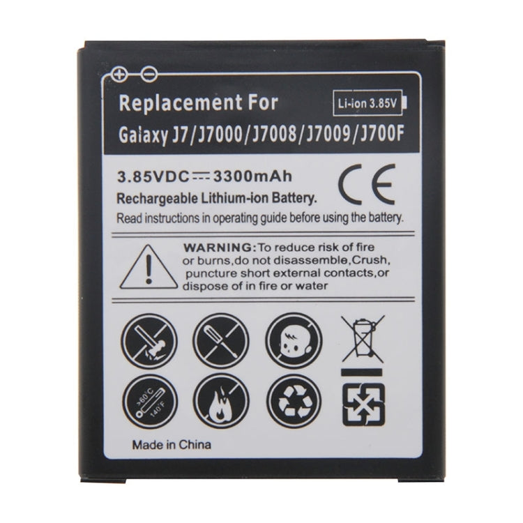 Batteria ricaricabile agli ioni di litio da 3300 mAh per Galaxy J7 / J7000 / J7008 / J7009 / J700F, Neutral 3300mAh