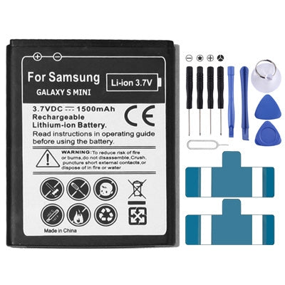 Batteria per cellulare per Galaxy S Mini / S5570 / S5750 / S7230, Neutral 1500mAh, For Galaxy S Mini / S5570 / S5750 / S7230