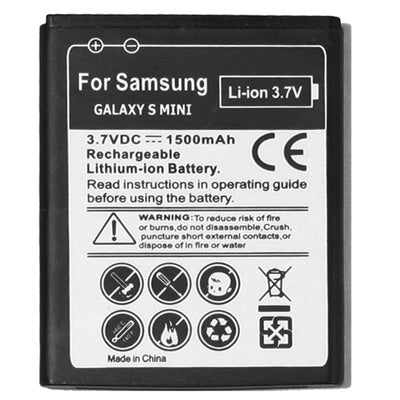 Batteria per cellulare per Galaxy S Mini / S5570 / S5750 / S7230, Neutral 1500mAh, For Galaxy S Mini / S5570 / S5750 / S7230