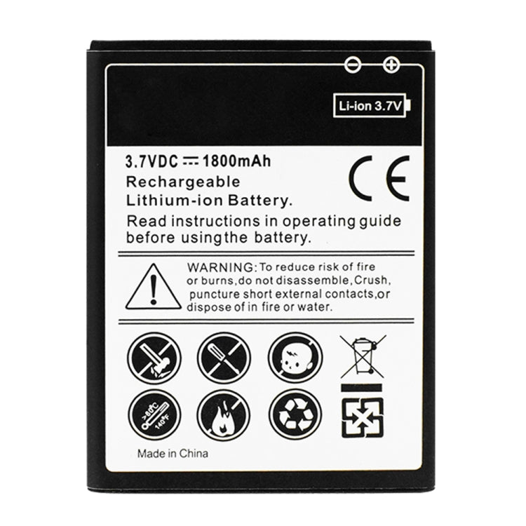 Per Galaxy S2 / i9100 Batteria ricaricabile agli ioni di litio da 1800 mAh, Neutral 1800mAh