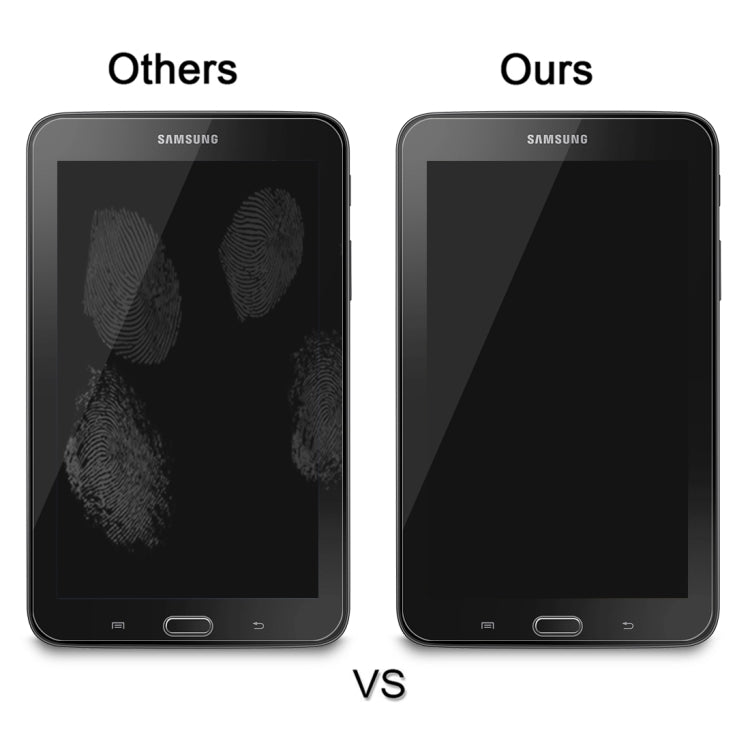 100 PZ 0,4mm 9H+ Durezza superficiale 2.5D Pellicola in vetro temperato antideflagrante per Galaxy Tab 3 Lite T110 / T111 / T113, For T110